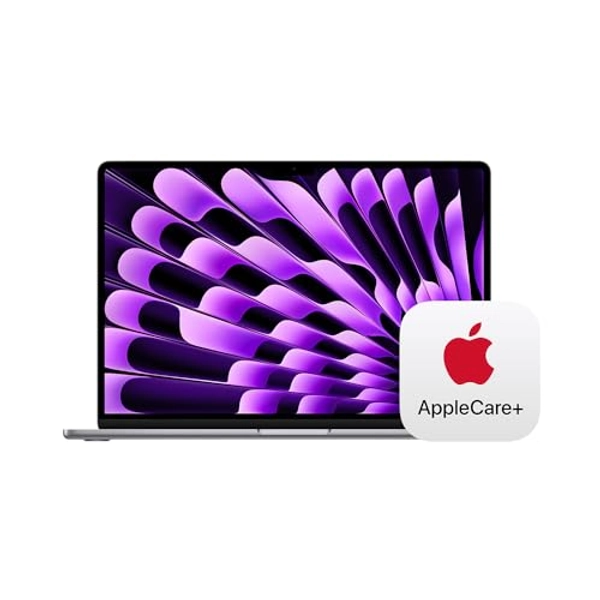 Apple 2024 MacBook Air 15-inch Laptop with M3 chip: 16GB Memory, 512GB Storage; Space Gray with AppleCare+ (3 Years)