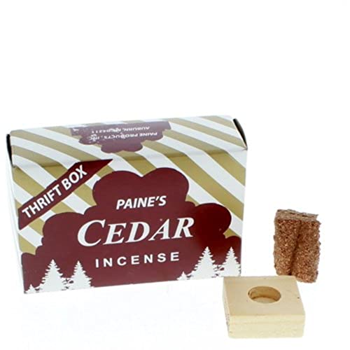 1 X 50 Paine's Red Cedar Cones with Holder - Thrift Box