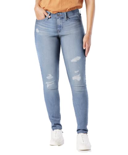 Signature by Levi Strauss & Co. Gold Women's Modern Skinny Jeans (Standard and Plus) - Standard - 6 Long - Silver Lining