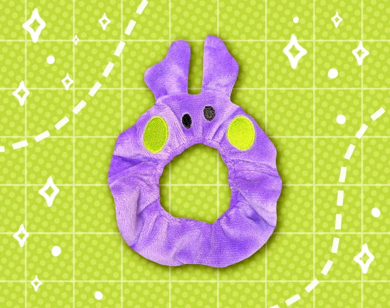 Goomy Plush Scrunchie by starsalts