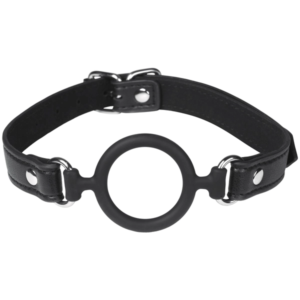 obaie Konstläder & Silikon O-ring Gag | Sinful