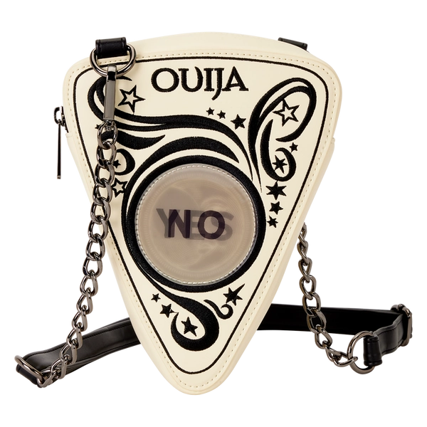 Ouija Planchette Lenticular Glow Figural Crossbody Bag