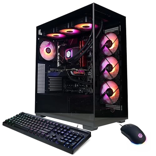 CYBERPOWERPC Gamer Xtreme VR Gaming PC, Intel Core i9-14900KF 3.2GHz, GeForce RTX 4070 Super 12GB, 32GB DDR5, 2TB PCIe Gen4 SSD, WiFi Ready & Windows 11 Home (GXiVR8080A38)