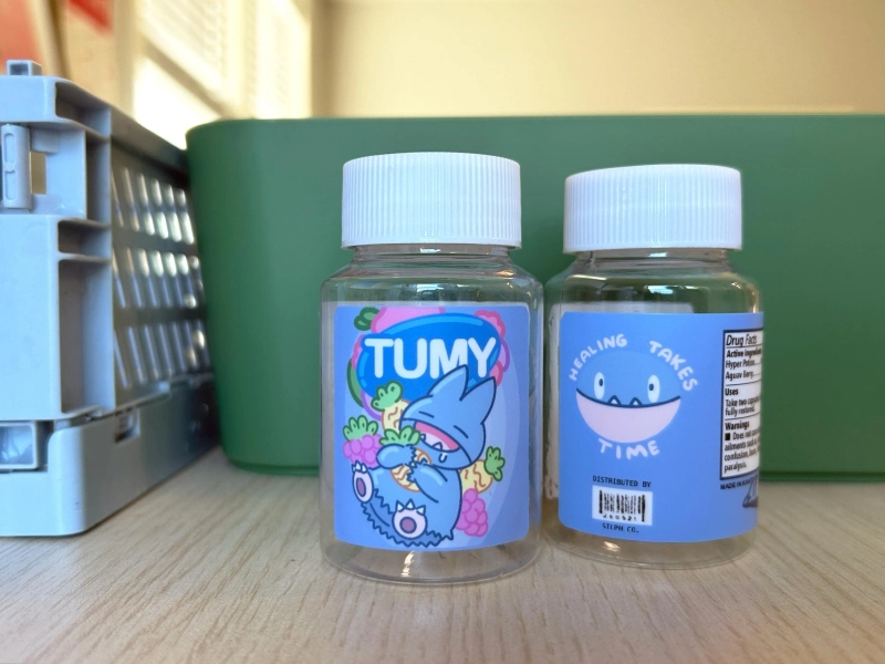 Munchlax, Pokemon (Tums) Bottle, Travel Case, Organizer, First Aid Kit, Pill Container