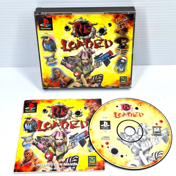 Re-Loaded - PlayStation 1 (PS1) - Complete, TESTED, Manual - Fat Case - PAL