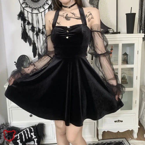 Black Lace Dress - Color 0 / L