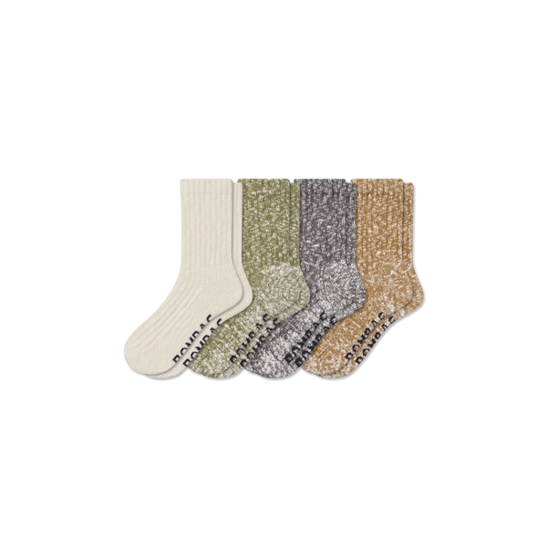 Women's Chunky Ragg Half Calf Sock 4-Pack