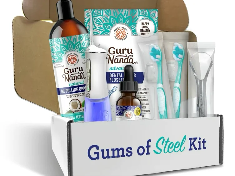 Gums of Steel - GuruNanda Pulling Oil + Mouthwash + Water Flosser - TikTok Shop