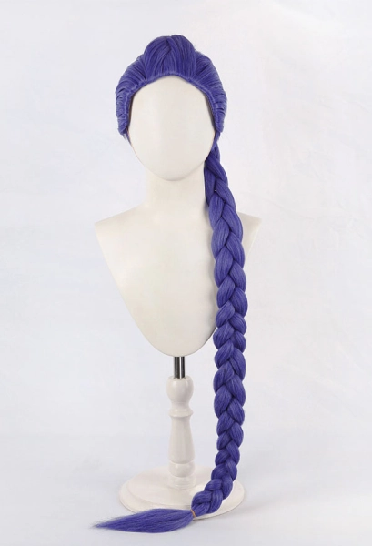 K-Pop: Demon Hunters Rumi Cosplay Wig Blue Purple Long Braid Wig