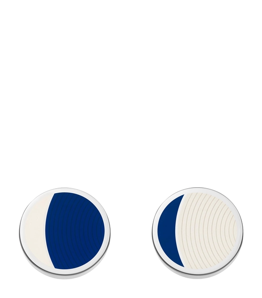 Silver Moon Phase Cufflinks