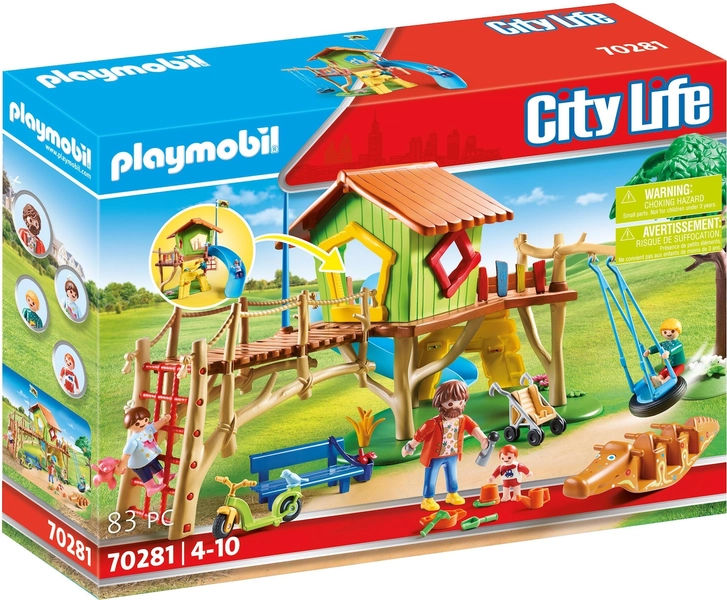 Playmobil terrain de jeux d'aventure (70281, Playmobil City Life)
