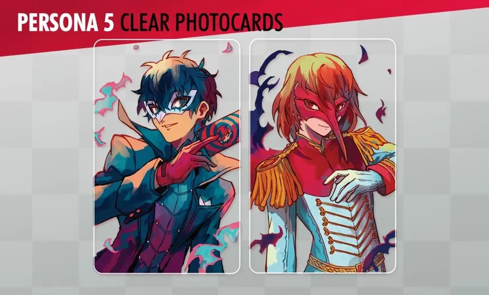 P5 Clear Photocards