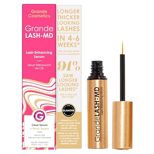 Grande Cosmetics GrandeLASH-MD Lash Enhancing Serum - 1mL, 6-week starter supply