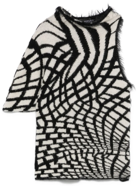 Versace Pre-Owned 2000s one-shoulder top | S