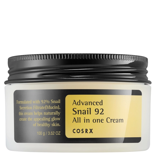 COSRX - Advanced Snail 92 All in One Cream - Multifunkčný krém so slimačím slizom - 100g