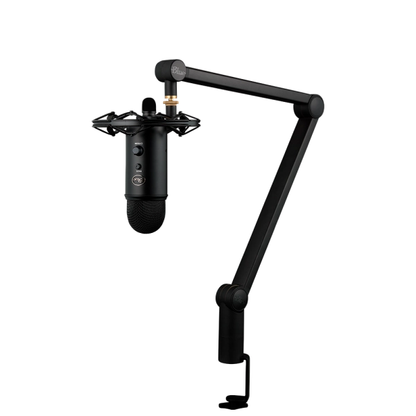 Microfone Condensador USB com Suporte de Suspensão Blue Yeticaster