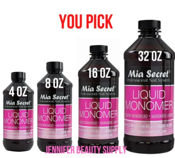 Mia Secret Liquid Monomer Acrylic | Jennifer Beauty Supply