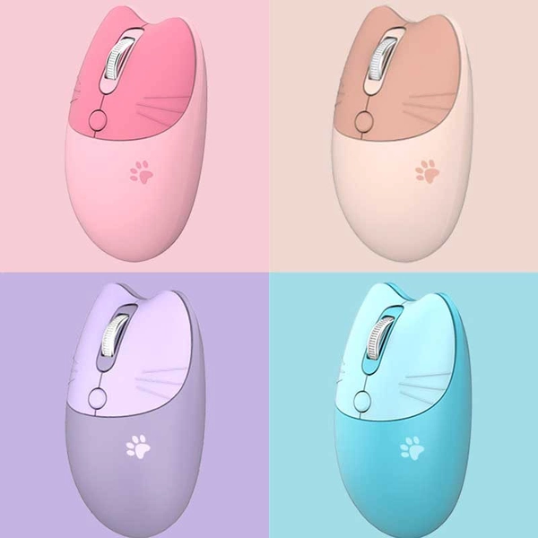 Cute Cat Wireless Mouse for Laptop