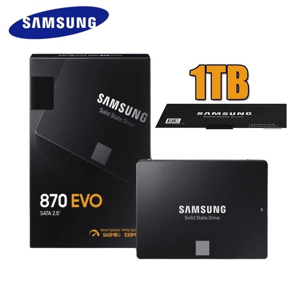 SSD Samsung 870 EVO 500GB/1 TB 2.5-Inch SATAIII 6GB/s V-NAND Internal SSD (MZ-77E250)