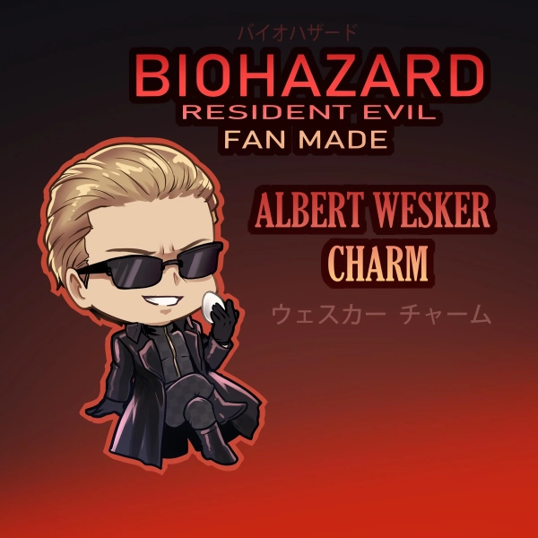 BIOHAZARD Wesker Charm ・バイオハザード・ウェスカーチャーム