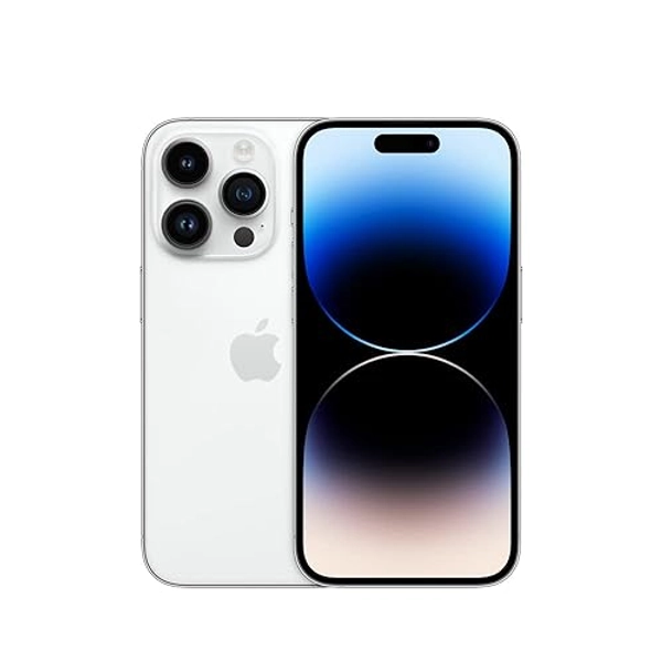 Apple iPhone 14 Pro, 256GB, Silver - Unlocked (Renewed Premium)