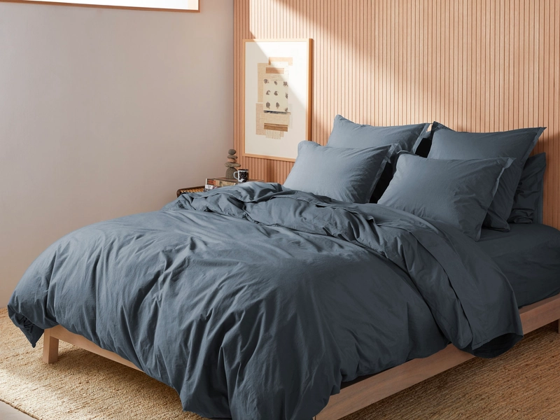 Brushed Cotton Duvet Cover, Full/Queen