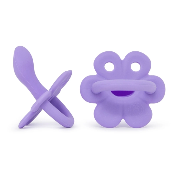Purple- Adult Silicone Flower Pacifier