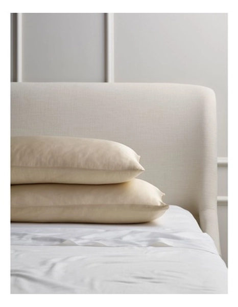 Heritage Silk Front Pillowcase Pair in Charcoal | MYER
