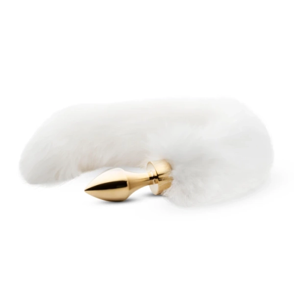 Fox Tail Anal Plug No. 13, gold