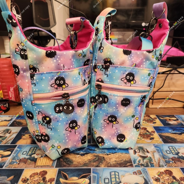 Rainbow Soots H2O2GO Water Bottle Bag | Garish Geek