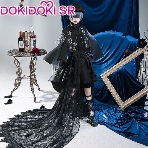 【In Stock】DokiDoki-SR Anime Cosplay Black Butler Kuroshitsuji Ciel Phantomhive 15th Anniversary Cosplay | L