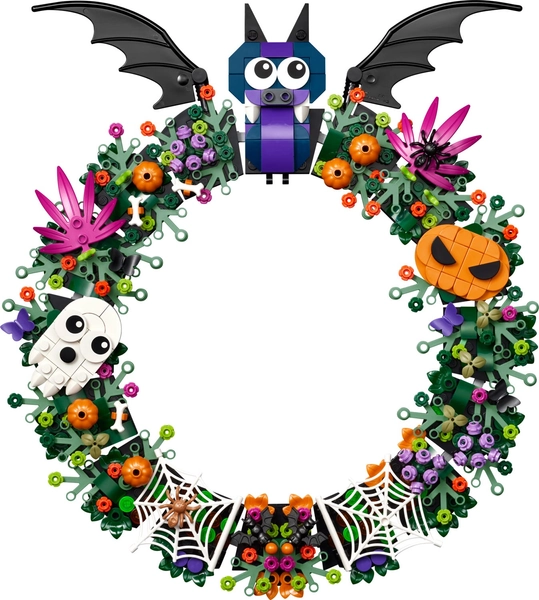Lego Halloween Wreath 40825