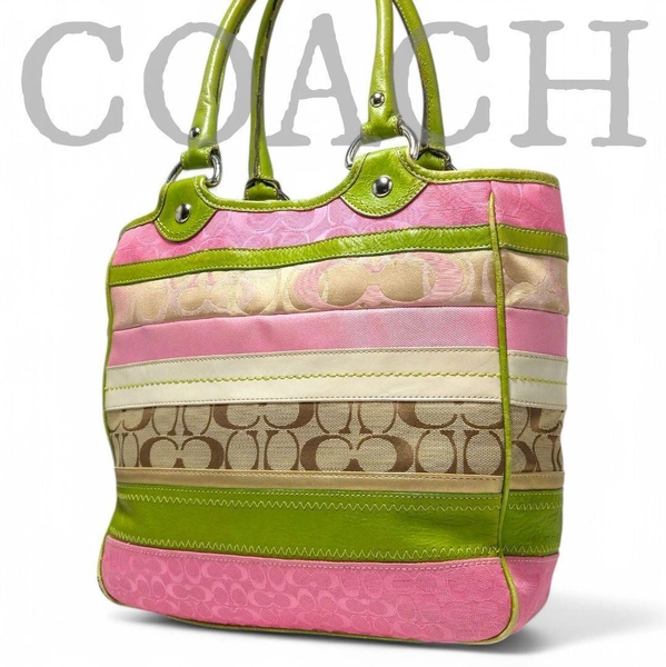 Good Coach Tote Bag Bleecker Stripe Multicolor