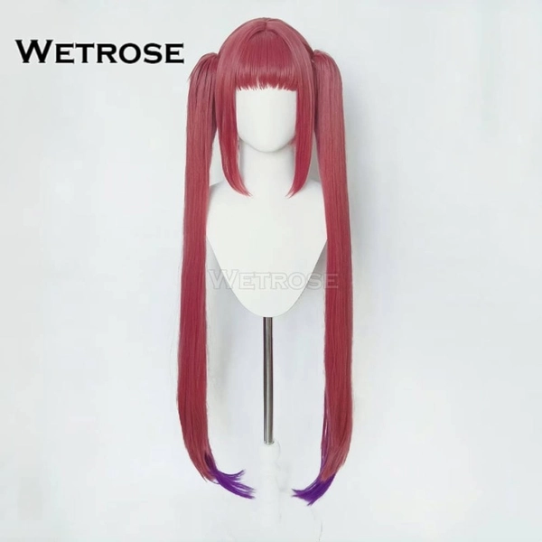 [Wetrose] In Stock Houshou Marine 宝鐘マリン Hololive JP Vtuber Cosplay Double Ponytail Wig コスプレ
