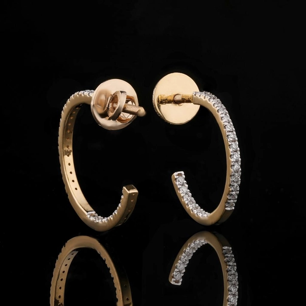 Zoe Hoops Small Earrings