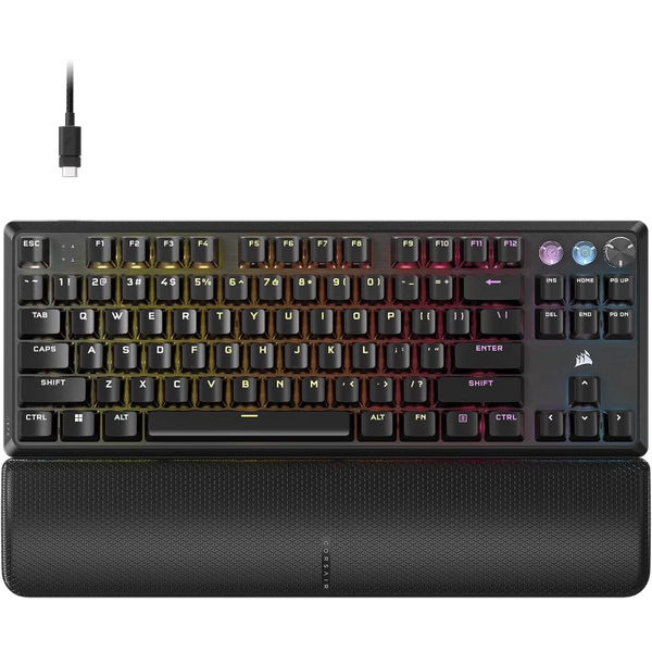 K70 PRO TKL High-Performance Hall Effect Programmable Gaming Keyboard with Rapid Trigger