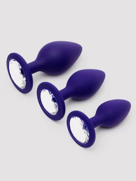 Lovehoney Jeweled Silicone Butt Plug Set 