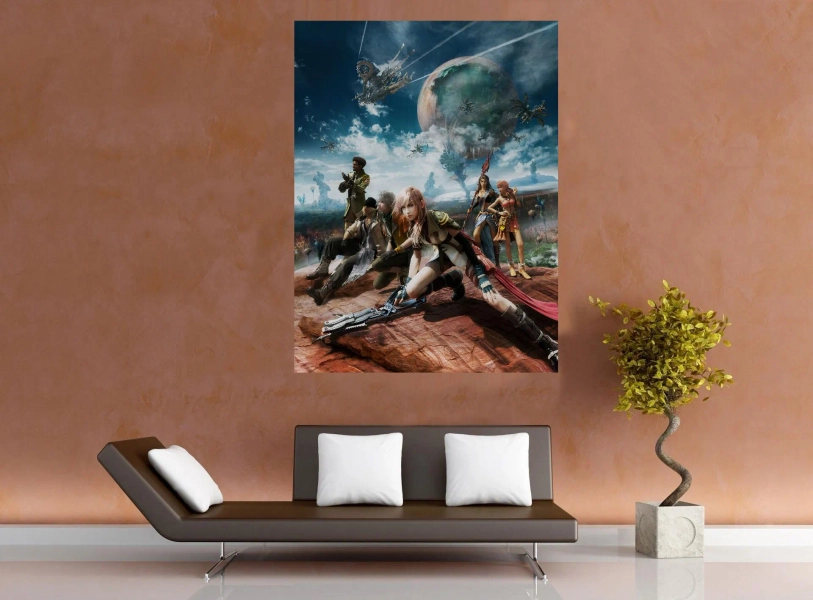 Final Fantasy 13 XIII Lightning All characters - 36" x 24" Anime Large Poster