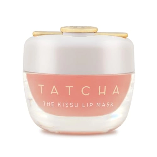 Tatcha Kissu Lip Mask | Overnight Lip Scrub Exfoliator to Plump and Hydrate Lips, 9.0 G | 0.32 oz