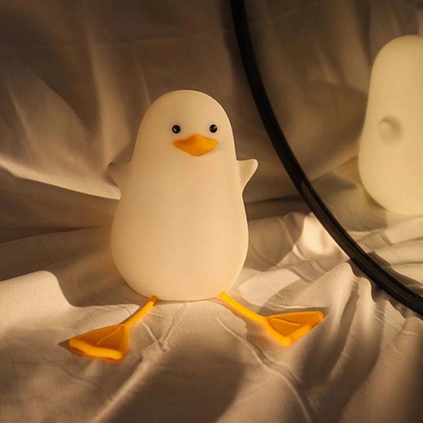 Cute Duck LED Night Lights Rechargeable Duck Desk Lamp