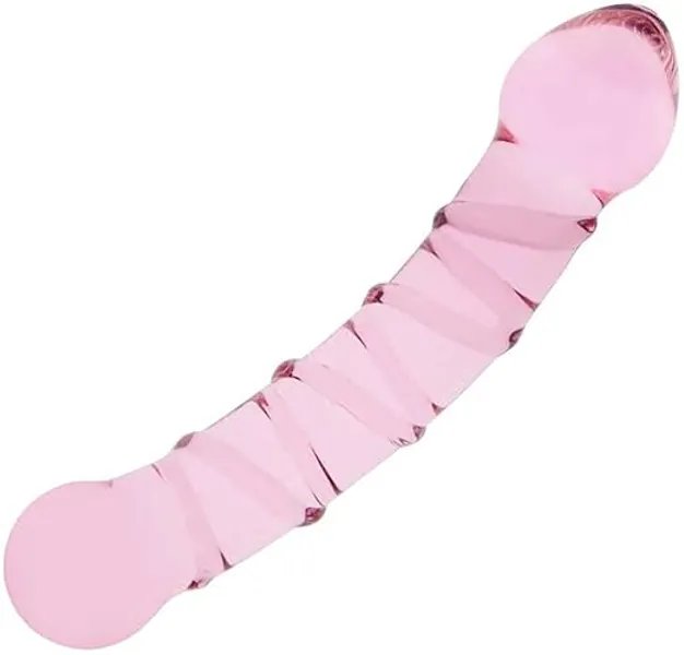 Herramienta de masaje-pink-3.5x17.5cm-material de vidrio suave masaje de masaje masajeaje, fijo, portátil