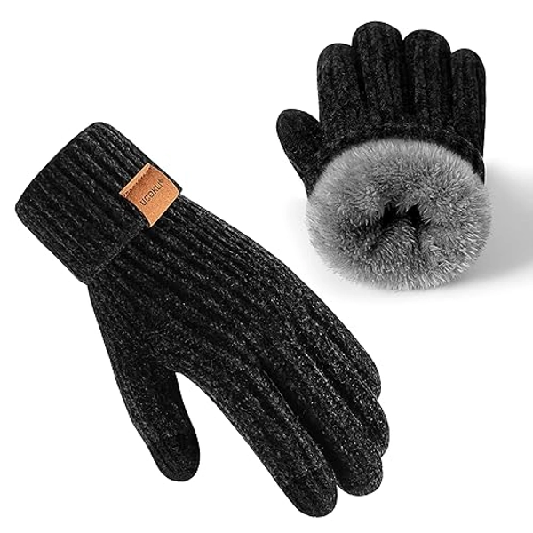 Winter Gloves Cold Weather Warm Fleece Lined Gloves