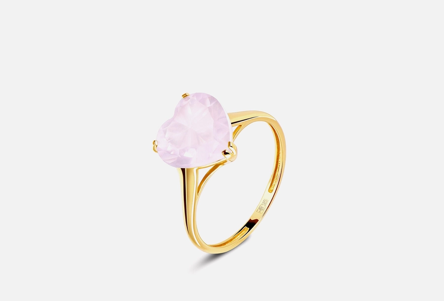  Gold ring Alexandra Gr Quartz pink 