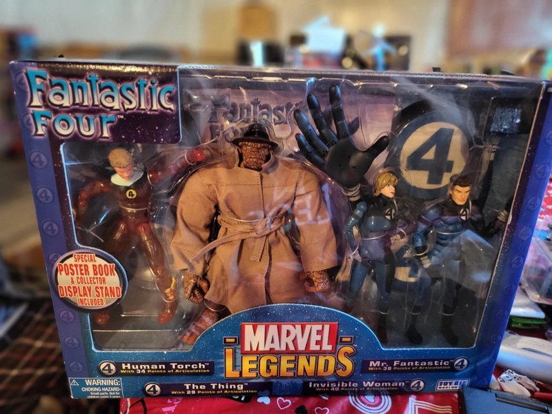 marvel legends FANTASTIC FOUR SET (Toybiz) Action Figures 