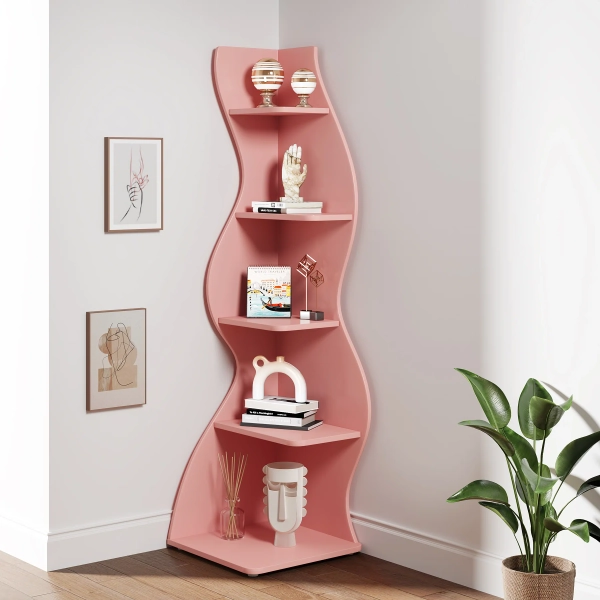 Arhab Corner Bookcase