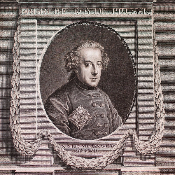 Egid Verhelst portrait King Frederick the Great King Prussia copperplate 1770