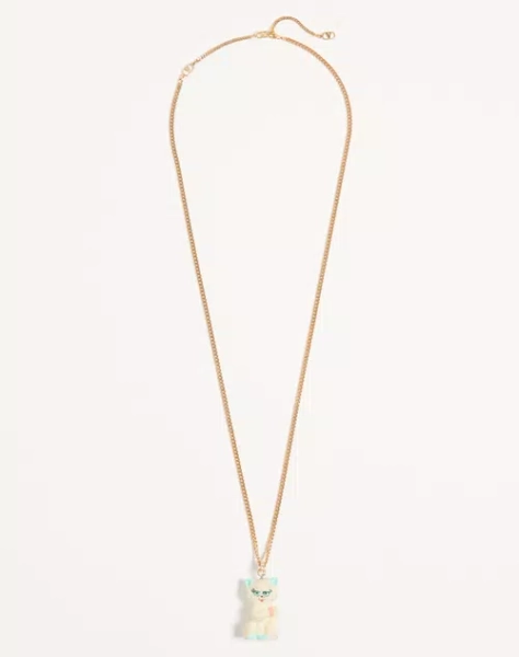 LE CHAT DE LA MAISON NECKLACE IN METAL, NYLON AND SWAROVSKI® CRYSTALS
