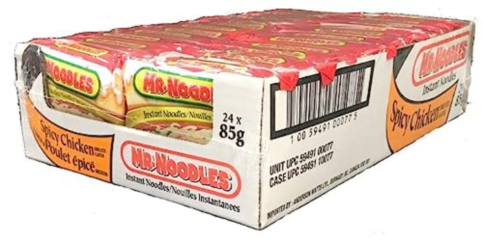 Mr. Noodles Spicy Chicken Flats 85g x 24