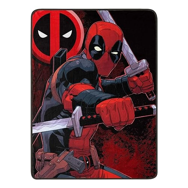 Marvel Micro Raschel Throw Blanket, 46" x 60", Swordsman