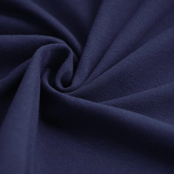 Tissu jersey coton uni Jerry marine